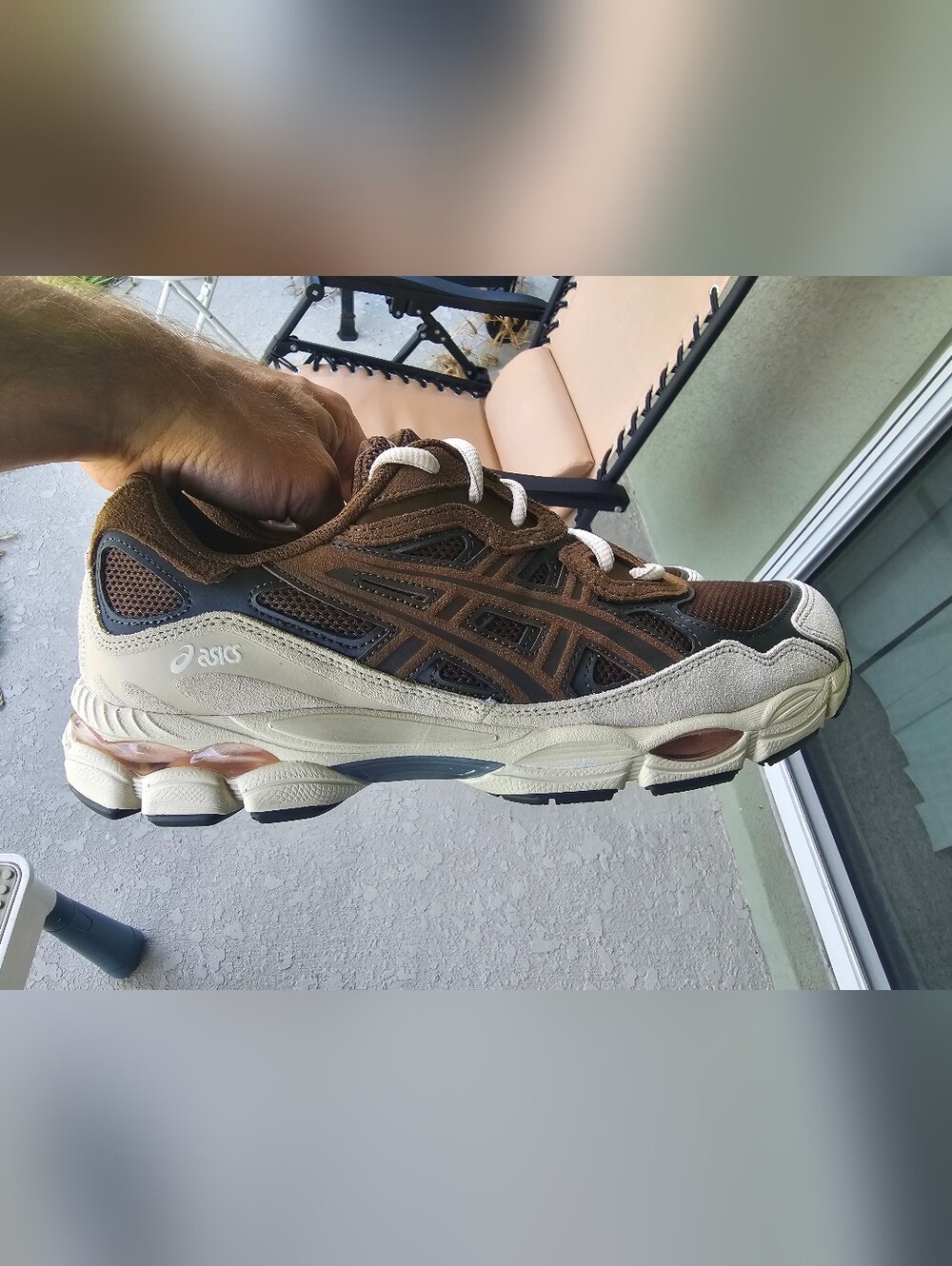 Size 11 - Asics Gel NYC Coffee Brown Storm